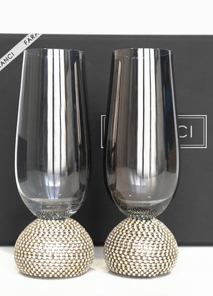 Crystal Wine Glasses Set