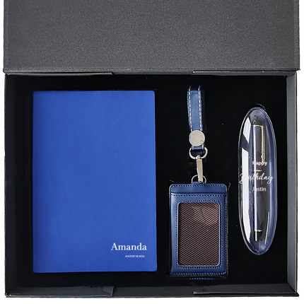 Executive Blue Gift Set