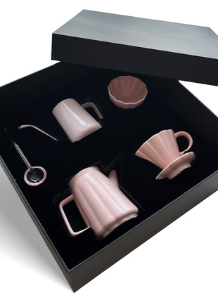 Pink Coffee Utensils Kit